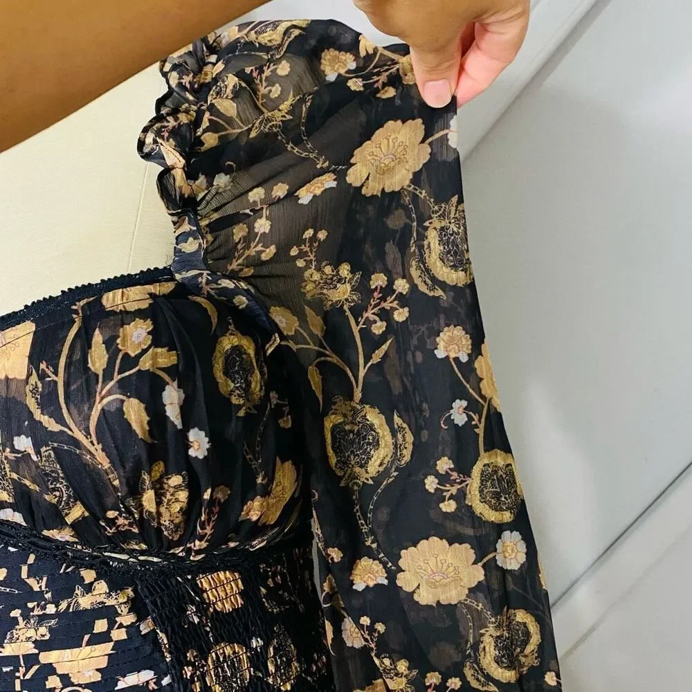 New Free People Intimately‎ Brunch Date Bodysuit Sweetheart Neckline Size S - Picture 8 of 15